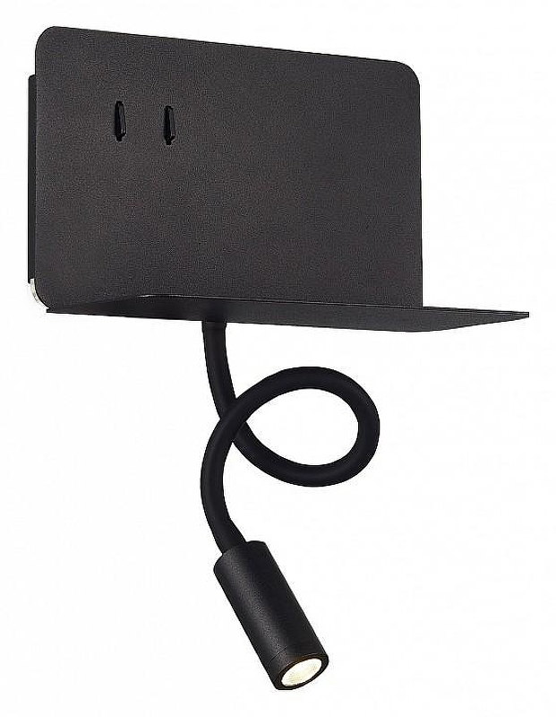 Бра ST-Luce P1nagg1o SL1576.401.02 цвет плафона/подвески Черный, цвет арматуры Черный