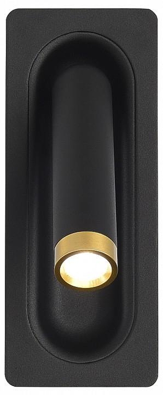 Бра ST-Luce PAR1LLA SL6238.401.01 цвет плафона/подвески Латунь, Черный, цвет арматуры Черный