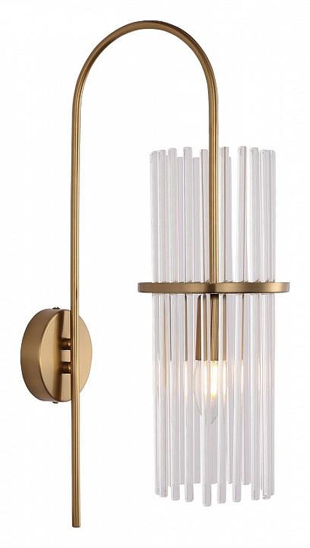 Бра ST-Luce TASSE SL6145.301.01 цвет плафона/подвески Прозрачный, цвет арматуры Латунь