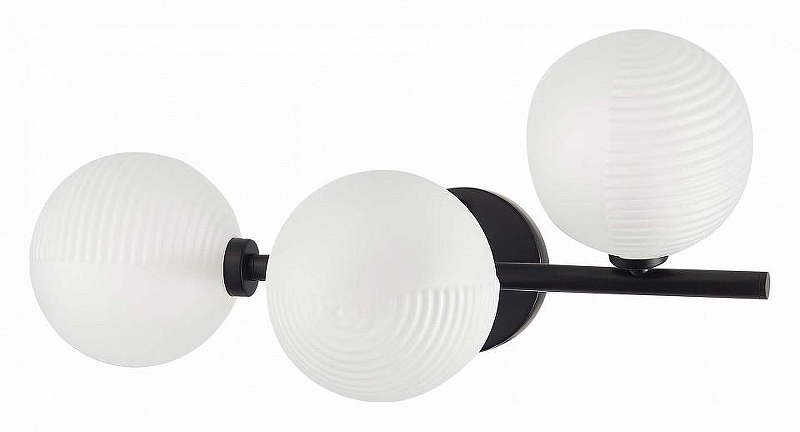 Бра ST-Luce Todo SL1184.411.03 цвет плафона/подвески Белый, цвет арматуры Черный