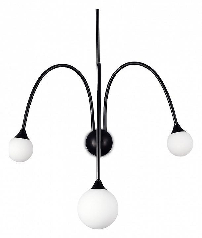 Бра ST-Luce V1ve SL1187.401.03 цвет плафона/подвески Белый, цвет арматуры Черный
