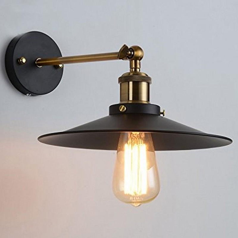 Бра TopDecor Arni Arni A1 12 цвет плафона/подвески Черный, цвет арматуры Латунь, Черный