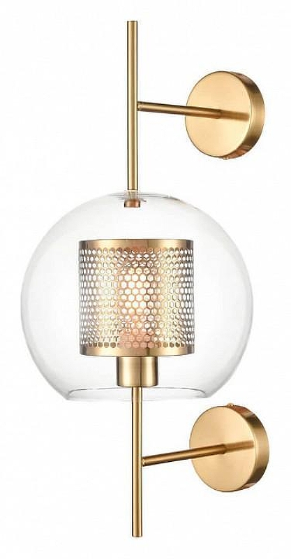 Бра Vele Luce Coro VL5524W41 цвет плафона/подвески Прозрачный, цвет арматуры Латунь