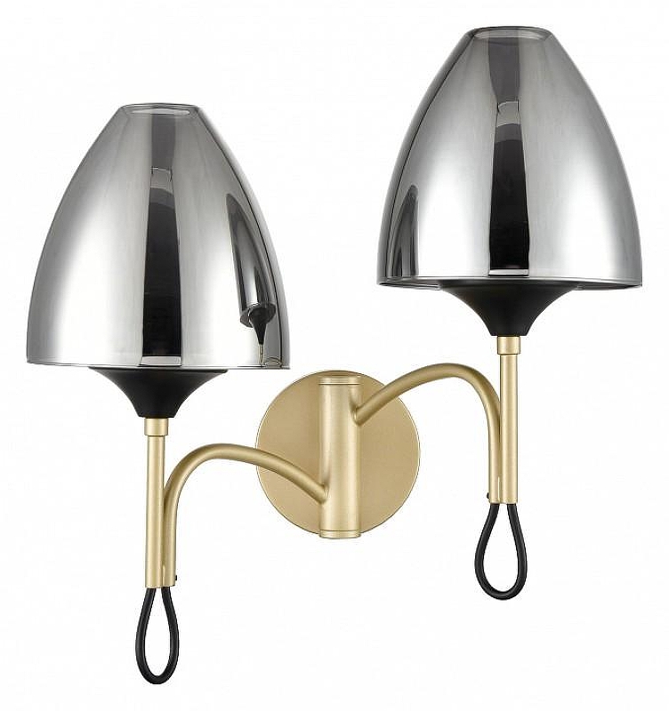 Бра Vele Luce Oro VL5654W22 цвет плафона/подвески Светло-серый, цвет арматуры Черный, Бежевый