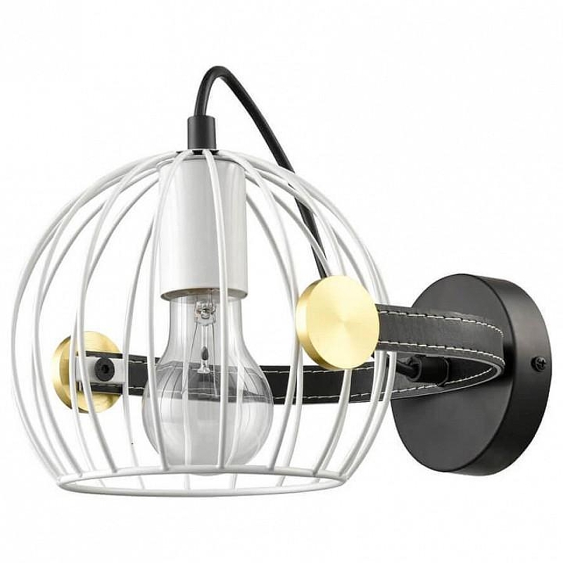 Бра Vele Luce Pasquale VL6251W01 цвет плафона/подвески Белый, цвет арматуры Коричневый