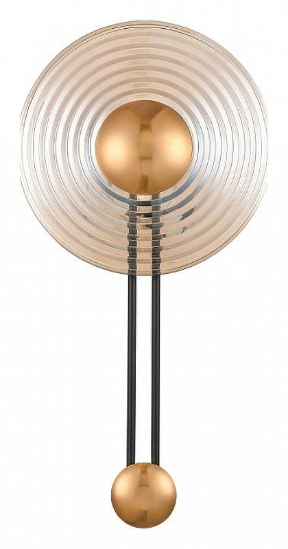 Бра Vele Luce Rome VL5754W01 цвет плафона/подвески Золото, Бежевый, цвет арматуры Черный