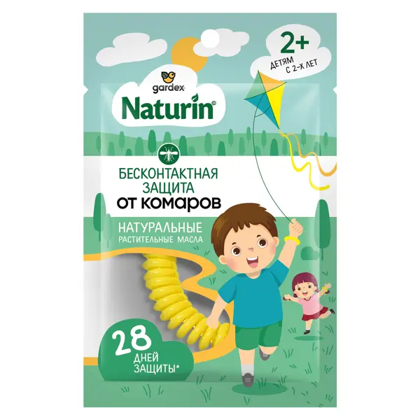 Браслет от комаров Gardex Naturin блок