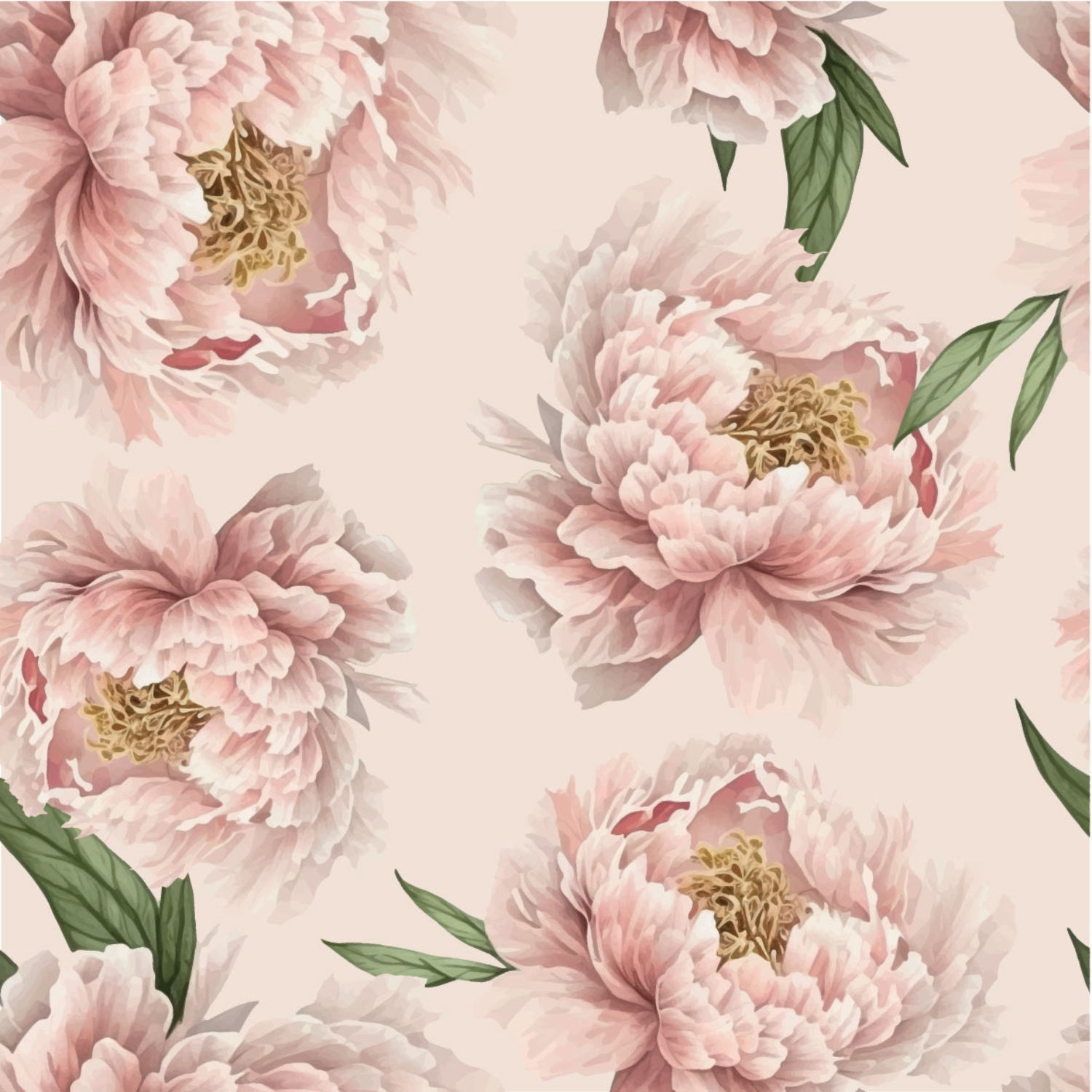 Бумага для подарков Peony персиковый 70х100 см
