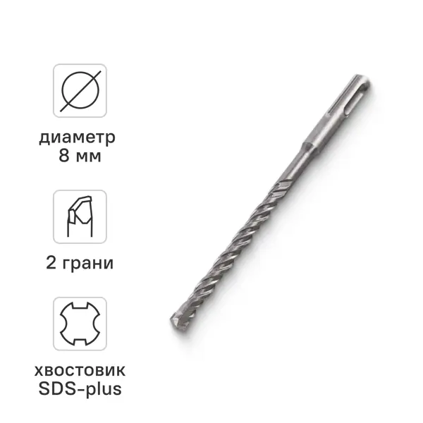Бур по бетону SDS-plus 8x160 мм
