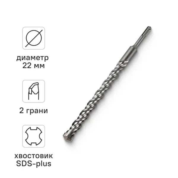 Бур по бетону SDS-plus Rage 562231 22x310 мм
