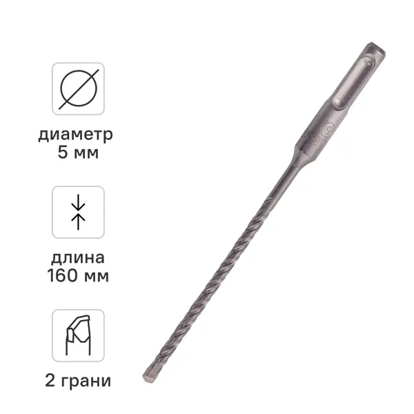 Бур по бетону SDS-plus Rage 5x160 мм