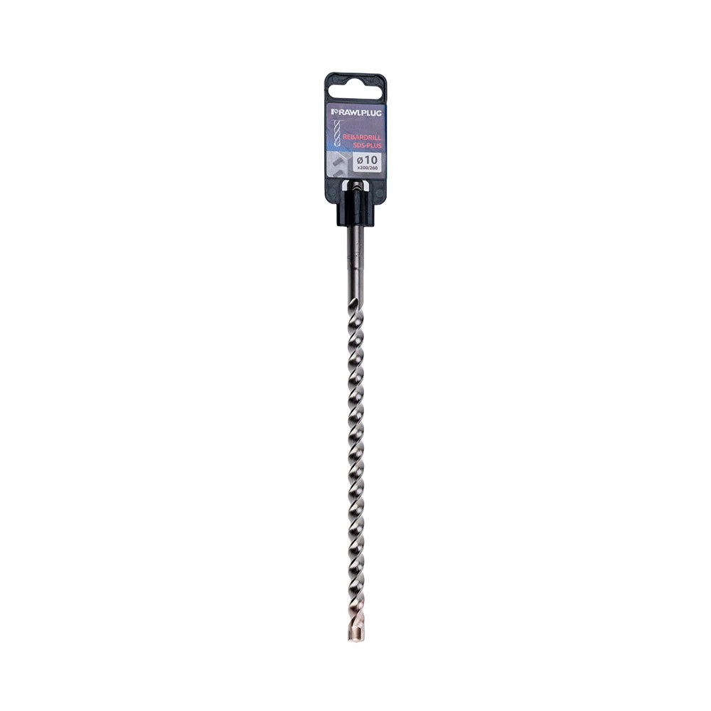 Бур SDS-plus Rawlplug Rebardrill 10х260 мм усиленный (RT-SDSR-10/260)