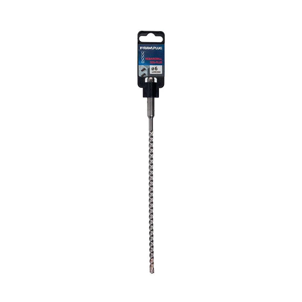 Бур SDS-plus Rawlplug Rebardrill 6х260 мм усиленный (RT-SDSR-6/260)
