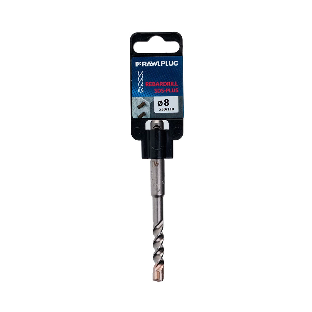 Бур SDS-plus Rawlplug Rebardrill 8х110 мм усиленный (RT-SDSR-8/110)