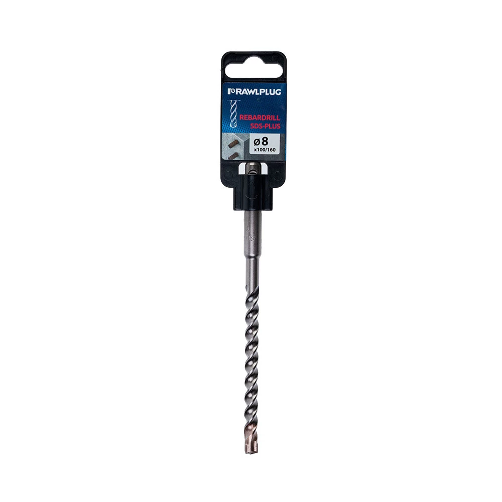 Бур SDS-plus Rawlplug Rebardrill 8х160 мм усиленный (RT-SDSR-8/160)