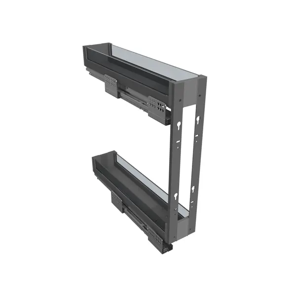 Бутылочница Firmax 15x20x52 см цвет серый