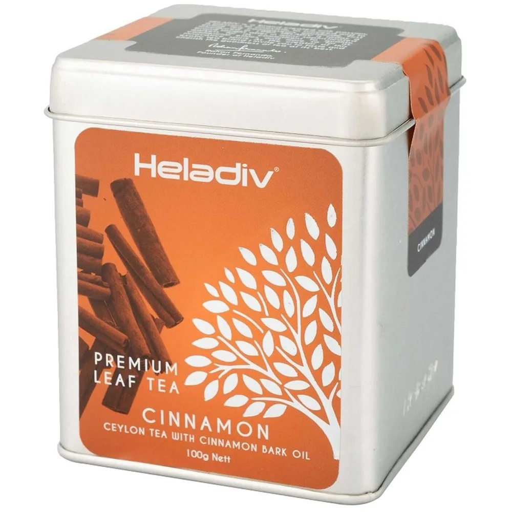 Чай черный листовой Heladiv Tin Cinnamon корица 100 г