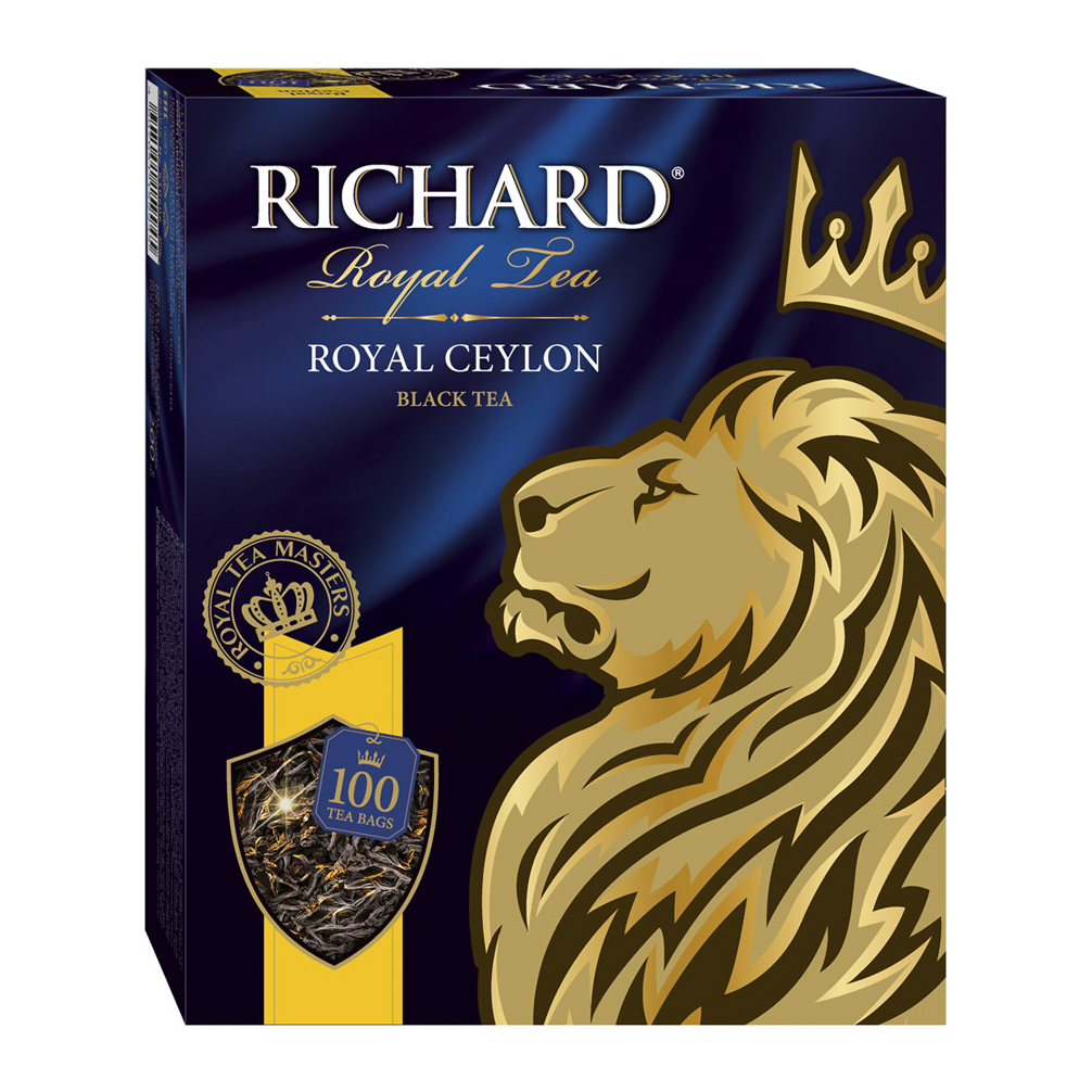 Чай черный Richard Royal Ceylon 100 пакетиков