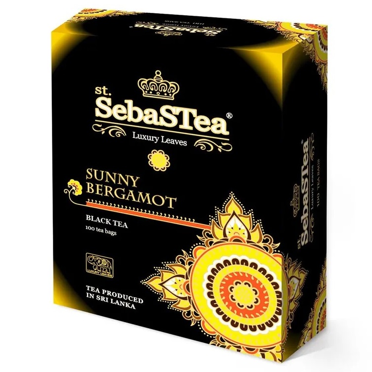 Чай черный SebaSTea Sunny bergamot 100 шт