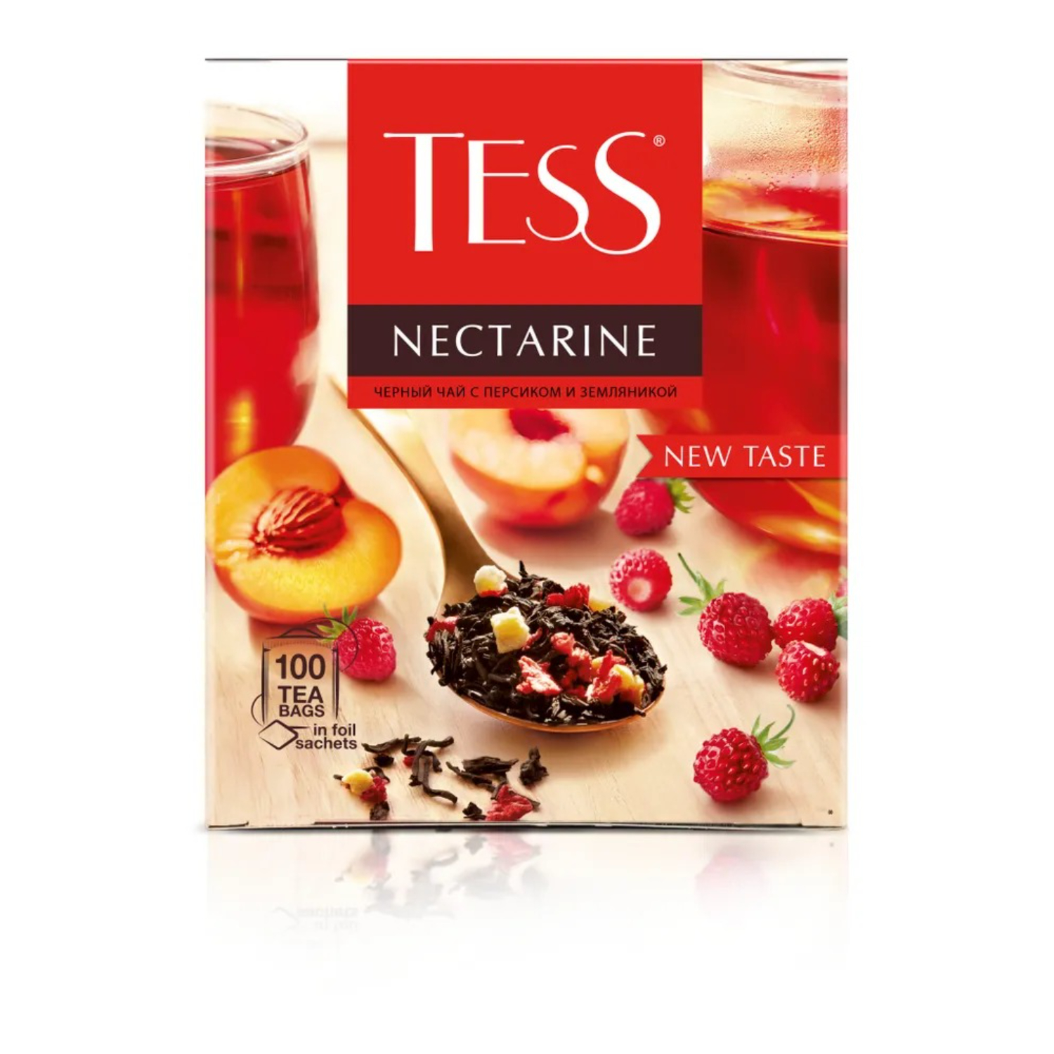 Чай чёрный Tess нектарин 1,5 г, 100 пакетиков