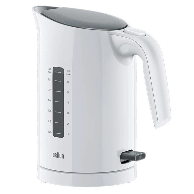 чайник BRAUN WK3100.WH 2200Вт 1,7л пластик белый