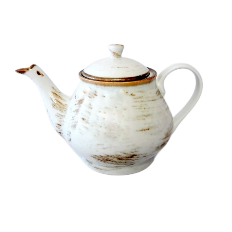 Чайник Porcelana Bogucice Alumina Nostalgia White 1100 мл