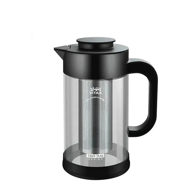 чайник заварочный VITAX Чайный кувшин/Tea Jug 3в1 0,9л стекло, нерж.сталь, пластик