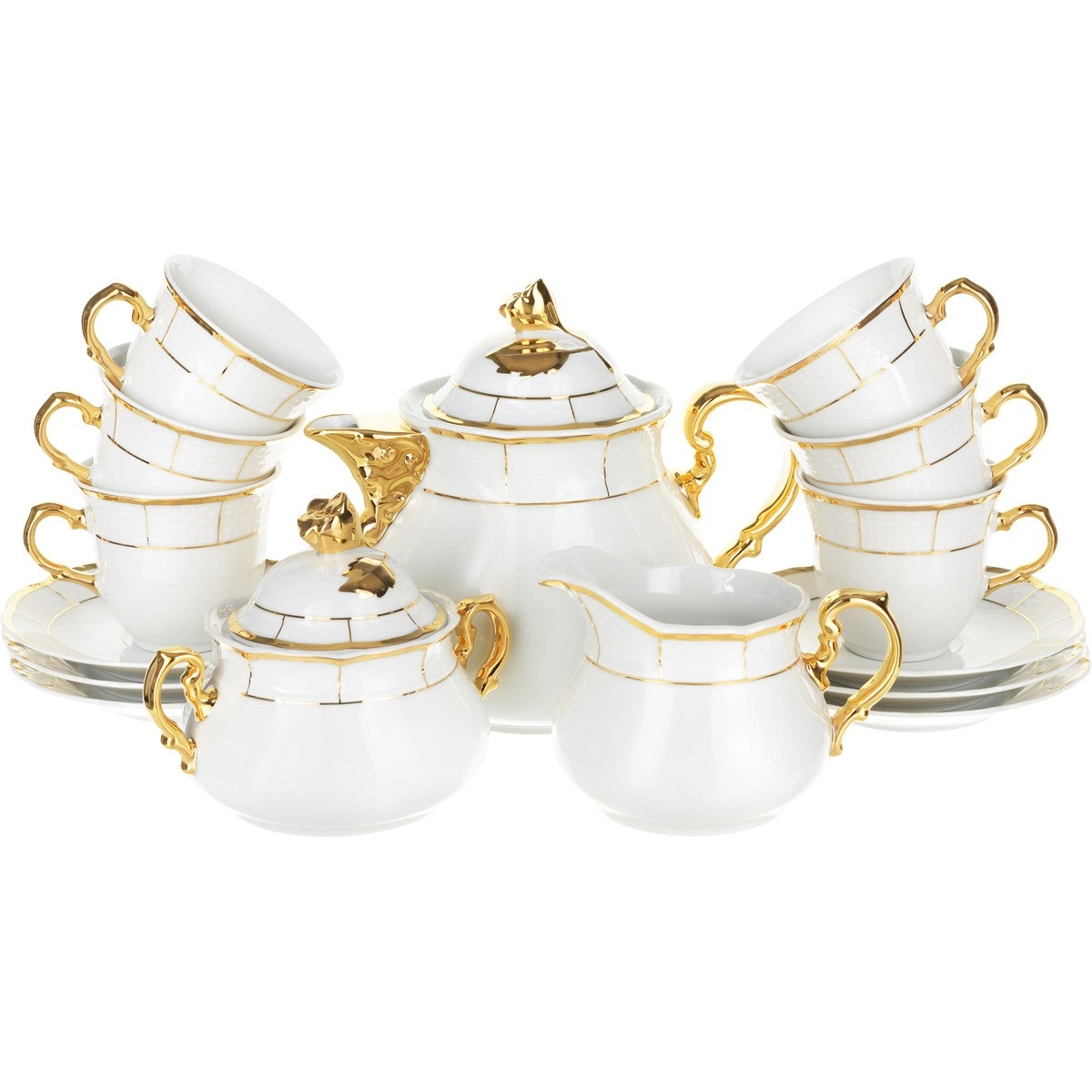 Чайный сервиз Thun 1794 6 персон 9 предметов Menuet