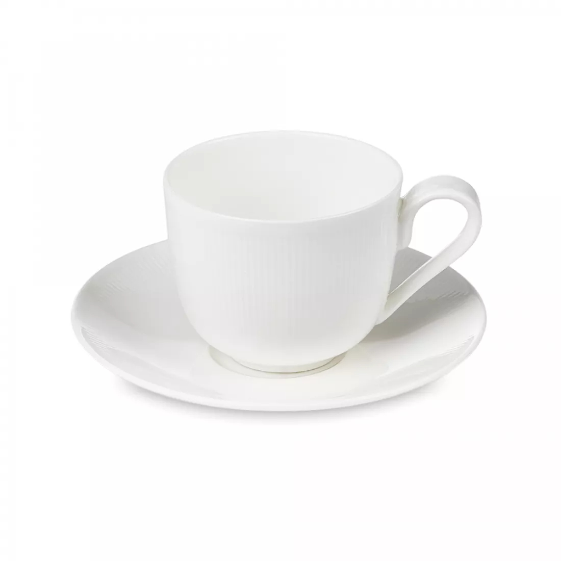 Чашка чайная с блюдцем Decor de table Плиссе 230 мл
