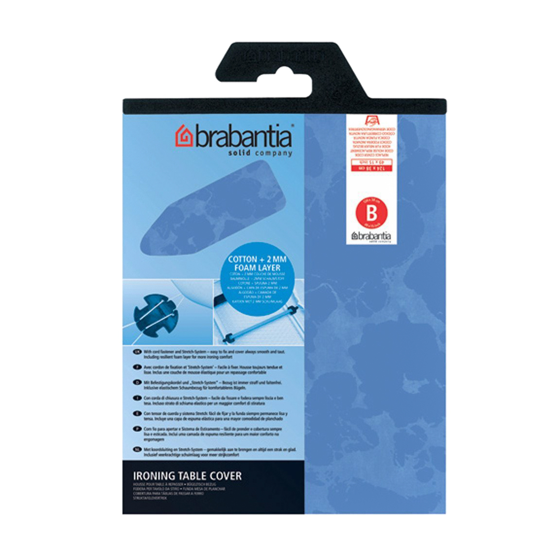 Чехол для гладильной доски Brabantia 124х38см (191442)