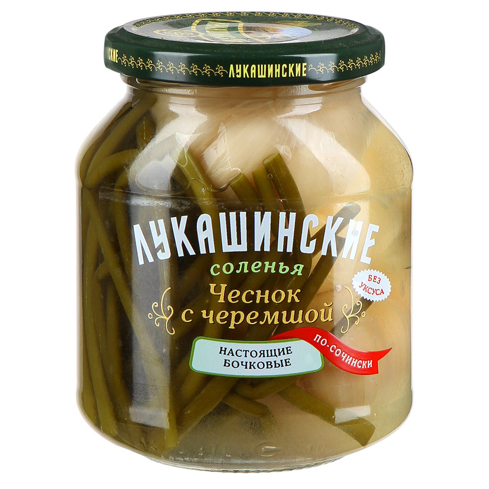 Чеснок с черемшой Лукашинские по-сочински 340 г