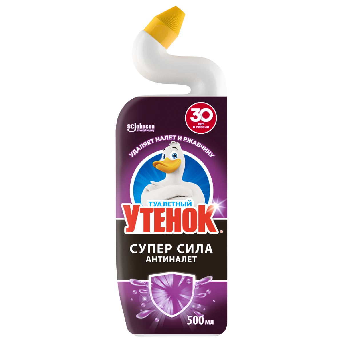 Чистящее средство для унитаза Туалетный утенок Антиналет, 500 мл