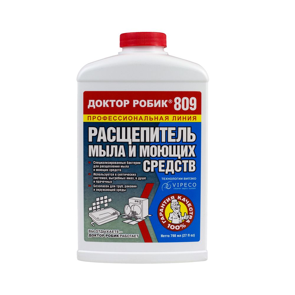 Чистящее средство Доктор Робик Расщепитель мыла и моющих средств 1 л
