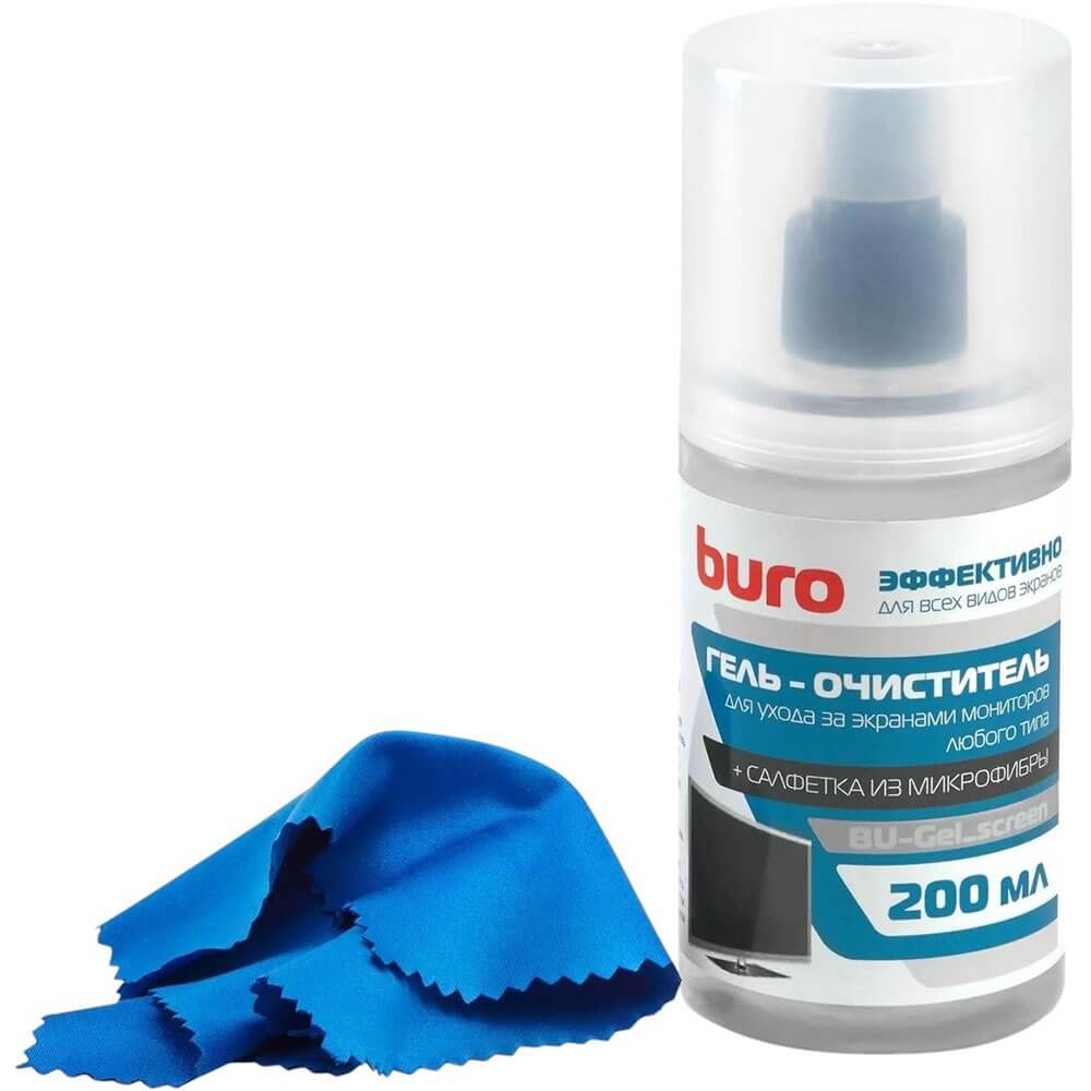 Чистящий набор Buro для экранов и оптики, 200 мл (379609)