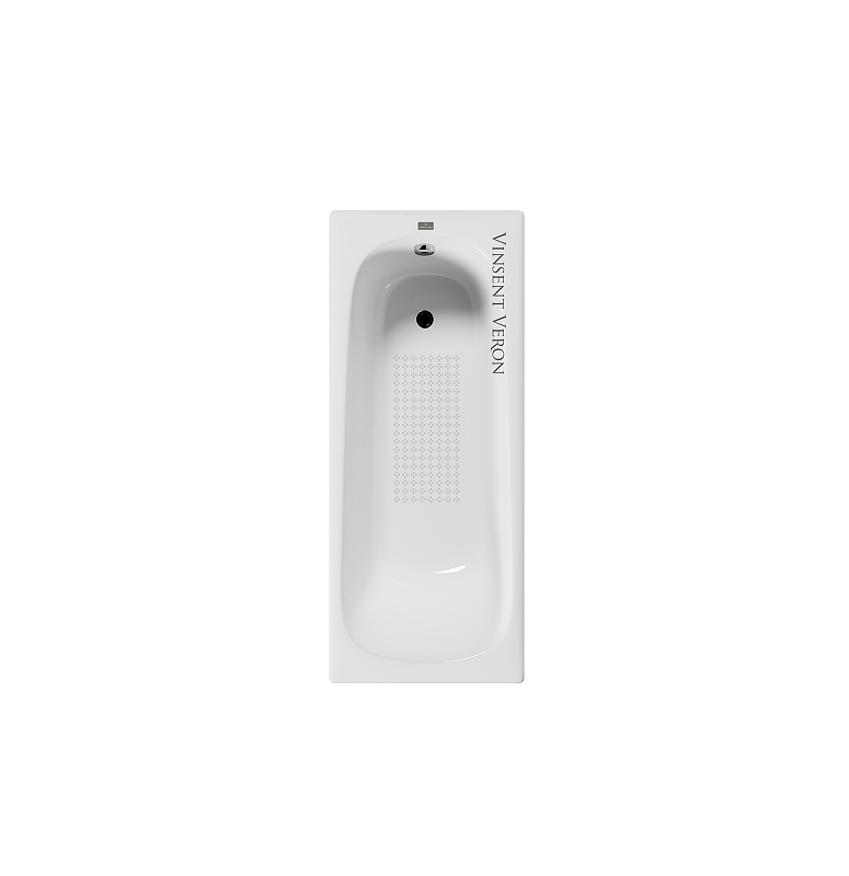 Чугунная ванна Vinsent Veron Concept 170x70 VCO1707042-AS цвет Белый с антискользящим покрытием