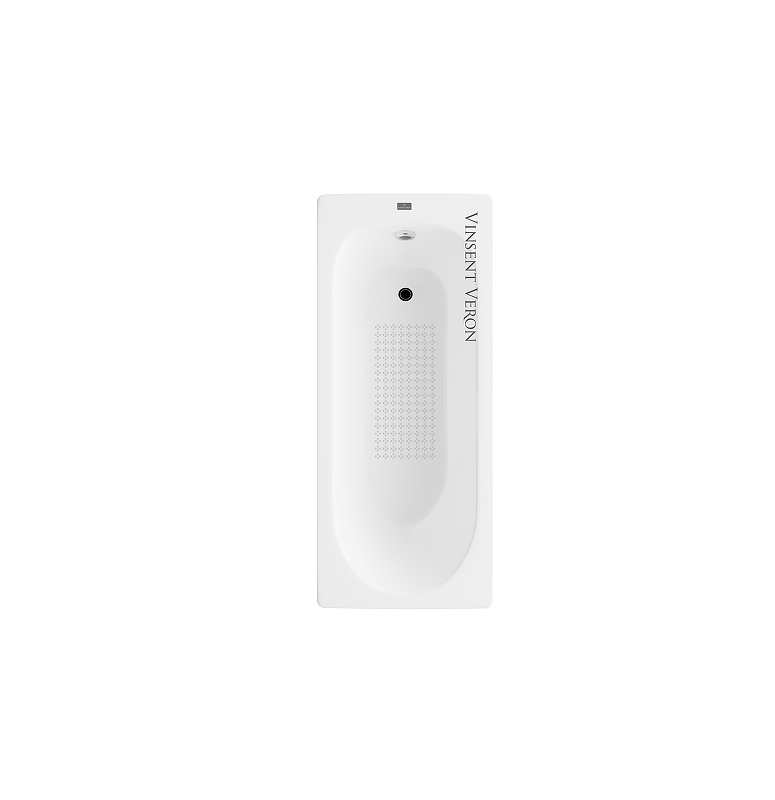 Чугунная ванна Vinsent Veron Soissons 170x70 VCN1707042-AS цвет Белый с антискользящим покрытием