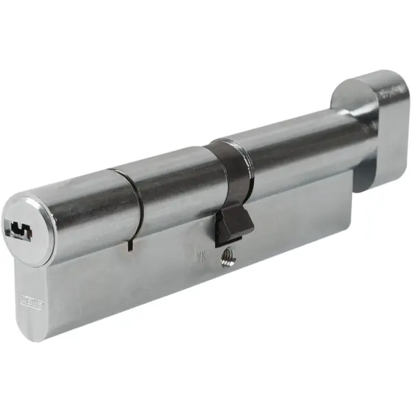 Цилиндр Abus KD6N Z60/K50, 60x50 мм, ключ/вертушка, цвет никель