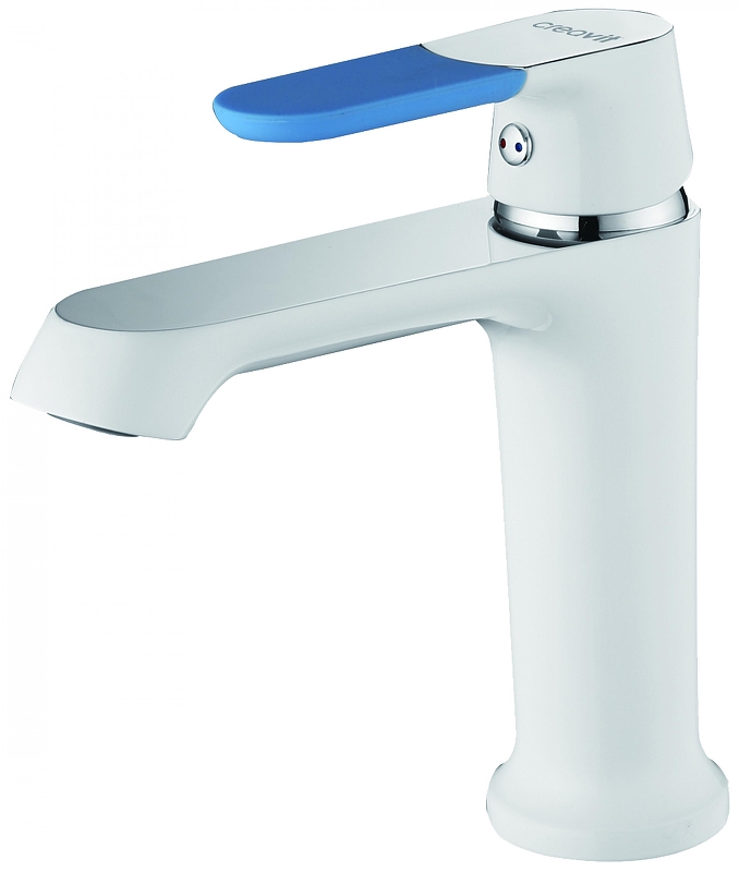 Cмеситель для раковины Creavit Stilo SL1500 цвет Белый, Синий