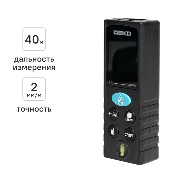 Дальномер лазерный Deko LRD110-40M, 40 м