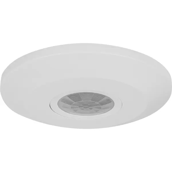 Датчик движения потолочный Extra Slim, 360 градусов, 1100 Вт, цвет белый, IP20