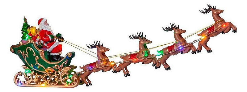 Дед Мороз световой Eglo Deerville 411261 цвет красный