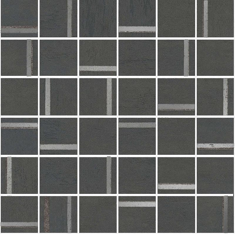 Декор Kerama Marazzi Гварди 2 мозаичный антрацит матовый обрезной SG640520\MM 30х30 см
