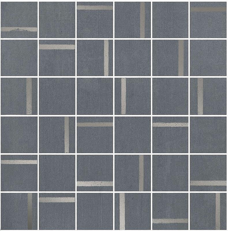 Декор Kerama Marazzi Гварди 2 мозаичный синий матовый обрезной SG640220\MM 30х30 см
