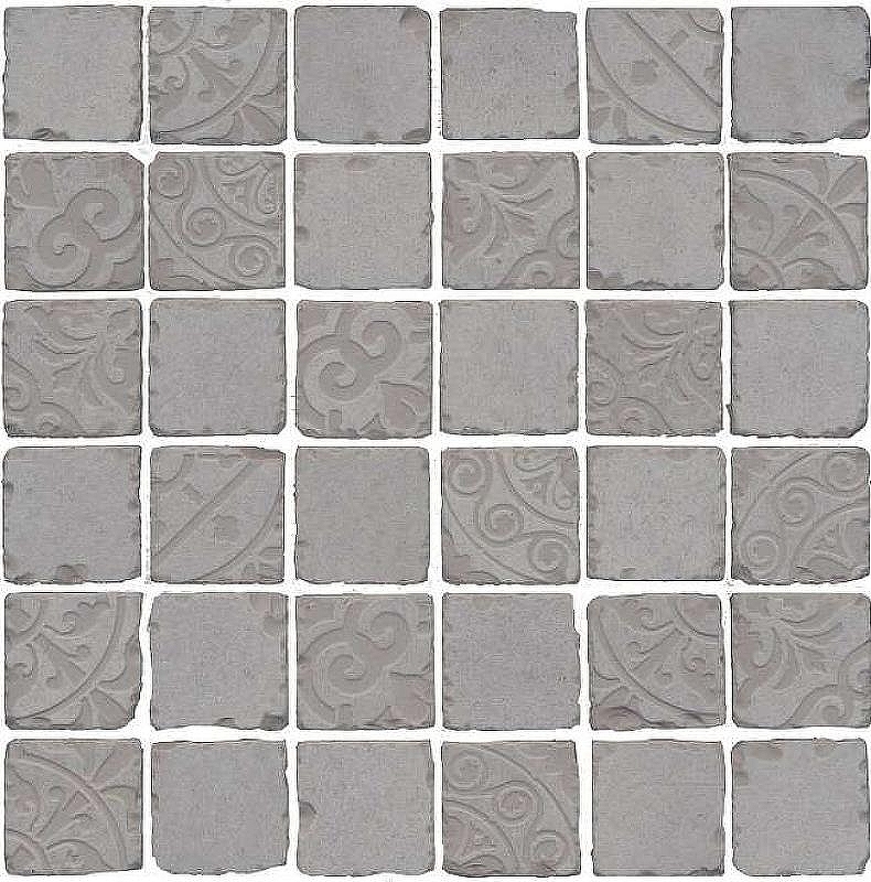 Декор Kerama Marazzi Про Фьюче серый мозаичный SBM004\DD640220 30х30 см