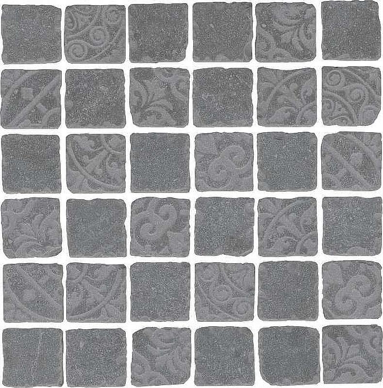 Декор Kerama Marazzi Про Фьюче серый темный мозаичный SBM007\DD640520 30х30 см