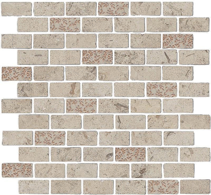 Декор Kerama Marazzi Про Лаймстоун Антика 2 мозаичный бежевый матовый MBD014 30х32 см