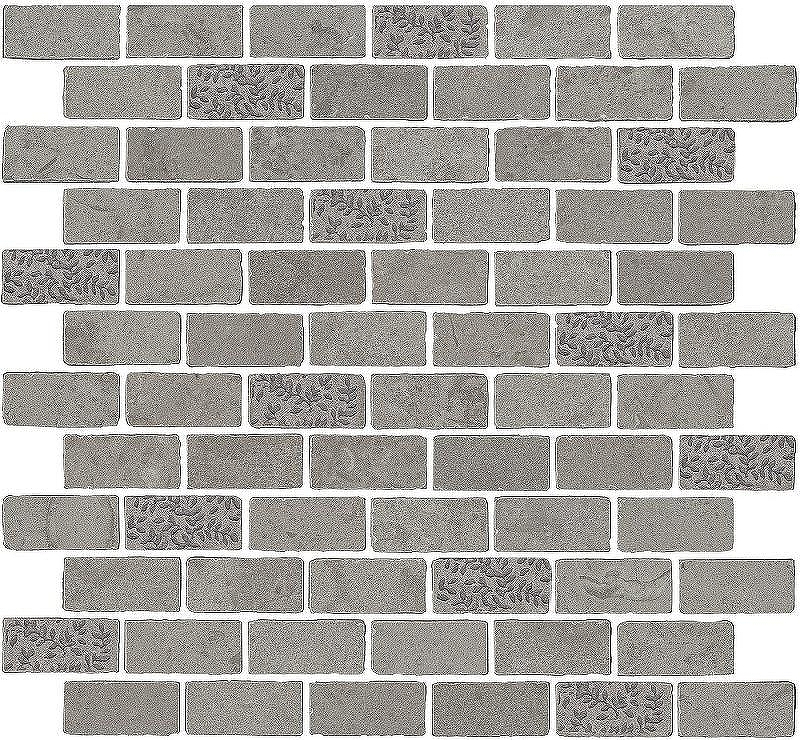 Декор Kerama Marazzi Про Лаймстоун Антика 2 мозаичный серый матовый MBD010 30х32 см