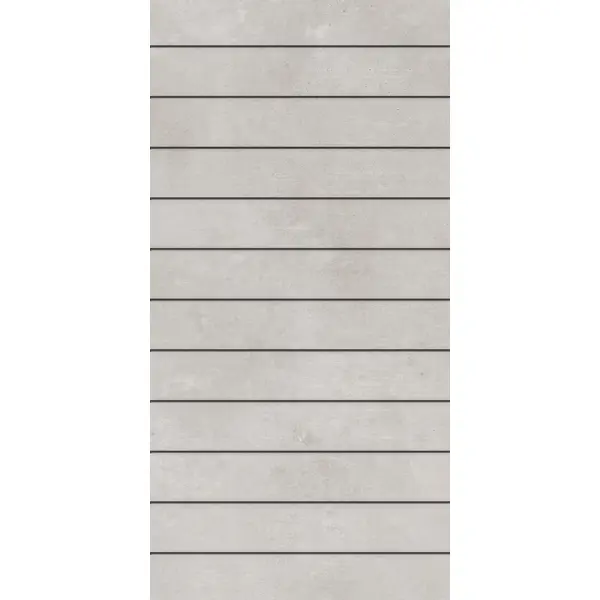 Декор настенный Azori Cemento 31.5x63 см матовый цвет серый