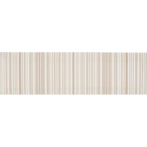 Декор настенный Kerama Marazzi Аккорд 8.5x28.5 см глянцевый цвет бежево-коричневый