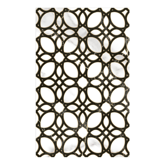 декор настенный UNITILE LIFE Фиеста 25x40 белый